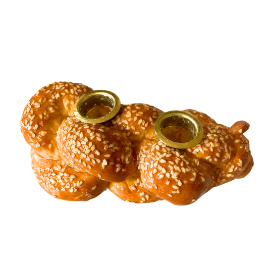 Mini Challahdad Challah Candles Holders