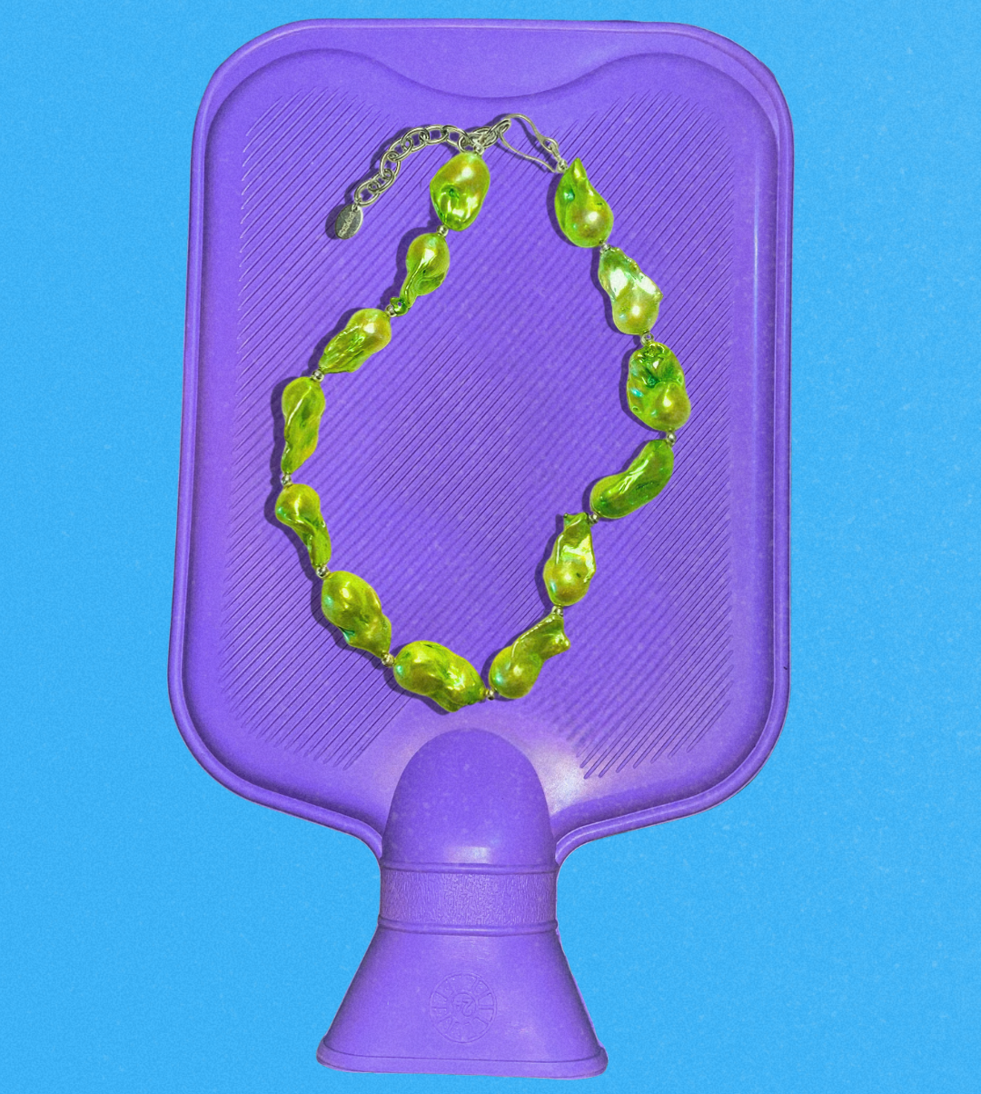 dadybones Necklaces Lime Green Baroque Necklace